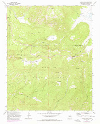 Redondo Peak 1970 topographic map thumbnail