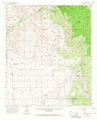 Redrock 1959 topographic map thumbnail