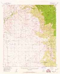 Redrock 1959 topographic map preview