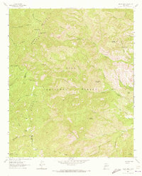 Reeds Peak 1963 topographic map thumbnail