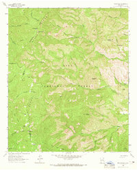 Reeds Peak 1963 topographic map thumbnail