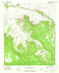 Rincon Hondo 1972 topographic map thumbnail
