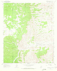 Robertson Canyon 1963 topographic map thumbnail