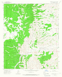 Robertson Canyon 1963 topographic map thumbnail