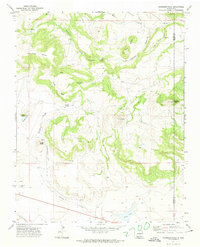 Robinson Peak 1971 topographic map thumbnail
