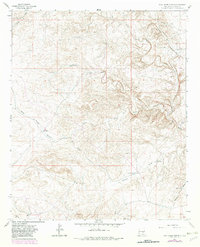 Rock House Canyon 1962 topographic map thumbnail