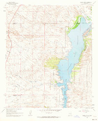Romero Canyon 1961 topographic map thumbnail