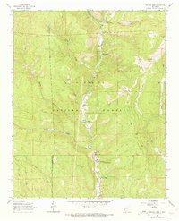 Rosilla Peak 1961 topographic map thumbnail