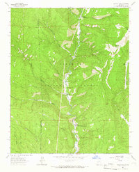 Rosilla Peak 1961 topographic map thumbnail