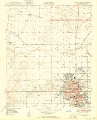 Roswell North 1949 topographic map thumbnail