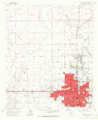 Roswell North 1962 topographic map thumbnail