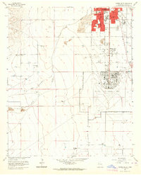 Roswell South 1962 topographic map thumbnail