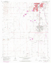 Roswell South 1962 topographic map thumbnail