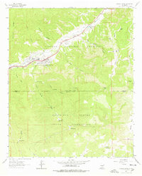 Ruidoso Downs 1963 topographic map thumbnail