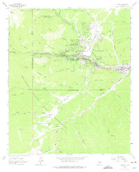 Ruidoso 1963 topographic map thumbnail