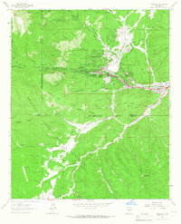 Ruidoso 1963 topographic map thumbnail