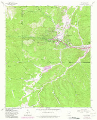 Ruidoso 1963 topographic map thumbnail