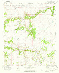 Salazar Canyon 1972 topographic map preview