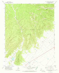Saltpeter Mountain 1971 topographic map thumbnail