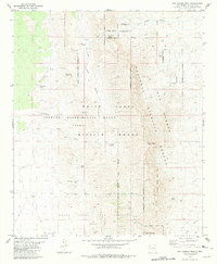 San Andres Peak 1981 topographic map thumbnail