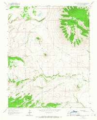 San Antonio Mountain 1963 topographic map thumbnail