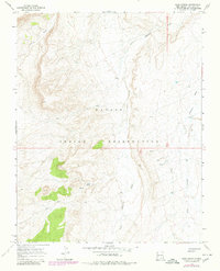Sand Spring 1966 topographic map thumbnail