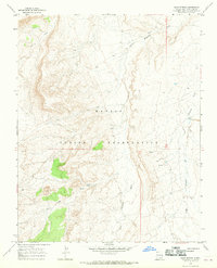 Sand Spring 1966 topographic map thumbnail