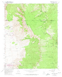 Sandia Crest 1961 topographic map thumbnail