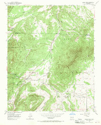 Sandia Park 1954 topographic map thumbnail
