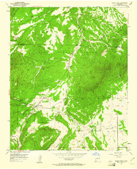 Sandia Park 1954 topographic map thumbnail