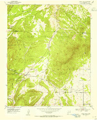 Sandia Park 1954 topographic map thumbnail