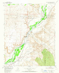San Felipe Pueblo 1954 topographic map thumbnail
