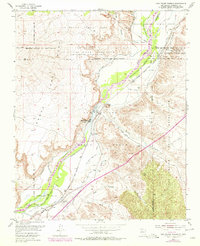 San Felipe Pueblo 1954 topographic map thumbnail