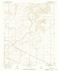 San Jon NW 1968 topographic map thumbnail