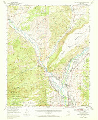 San Juan Pueblo 1953 topographic map thumbnail