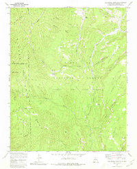 San Miguel Mountain 1970 topographic map thumbnail