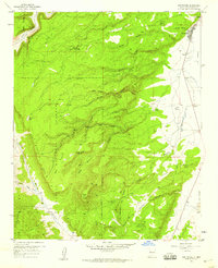 San Rafael 1957 topographic map thumbnail