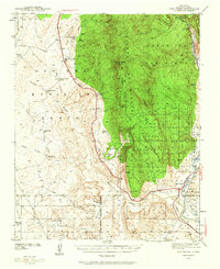 San Ysidro 1939 topographic map thumbnail