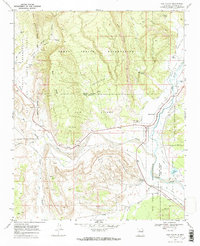 San Ysidro 1969 topographic map thumbnail