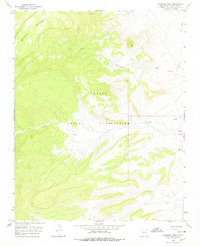 Sanostee West 1966 topographic map thumbnail