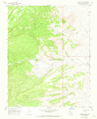 Sanostee West 1966 topographic map thumbnail