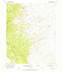 Sanostee 1953 topographic map thumbnail
