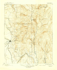 Santa Fe 1894 topographic map thumbnail
