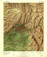 Santa Fe 1952 topographic map thumbnail