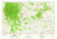 Santa Fe 1958 topographic map thumbnail