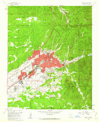 Santa Fe 1961 topographic map thumbnail