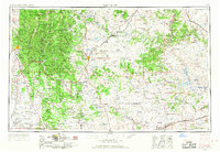 Santa Fe 1954 topographic map thumbnail