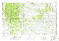 Santa Fe 1954 topographic map thumbnail