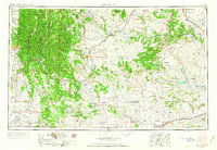 Santa Fe 1954 topographic map thumbnail
