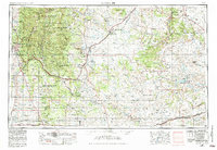 Santa Fe 1954 topographic map thumbnail